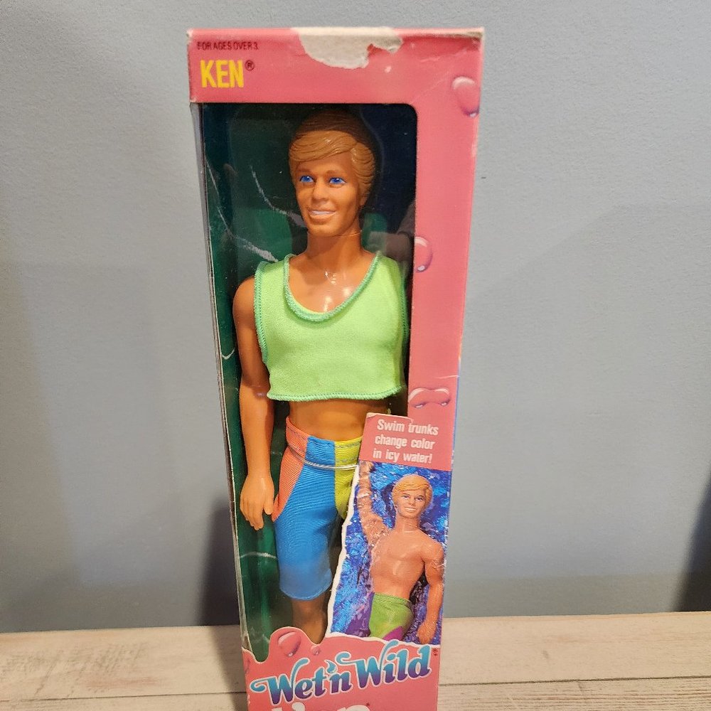 Vintage 1989 Wet 'N Wild Ken NIB